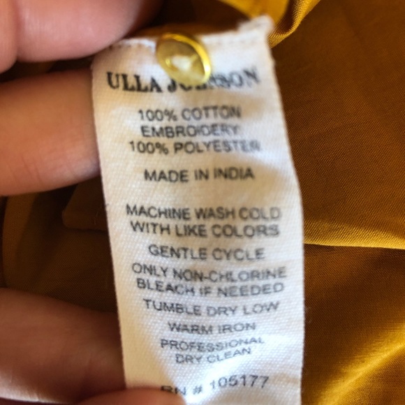 ๐ NWT Ulla Johnson Leonie Ochre Dress - Picture 16 of 16